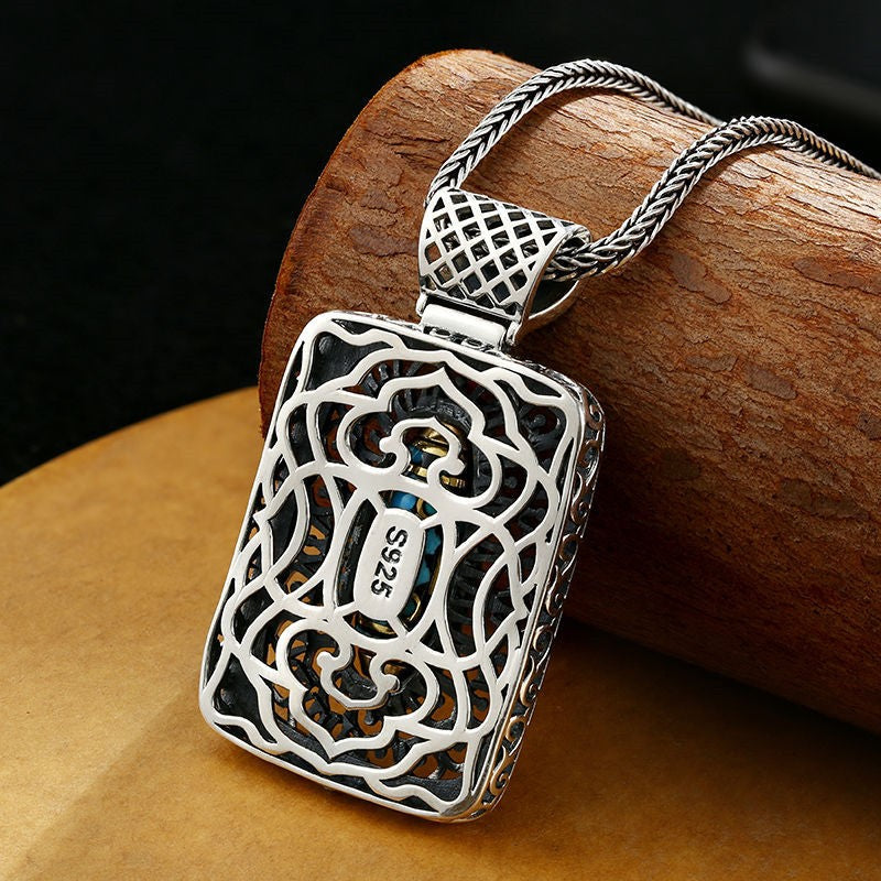 Vintage Statement Pendant Necklace