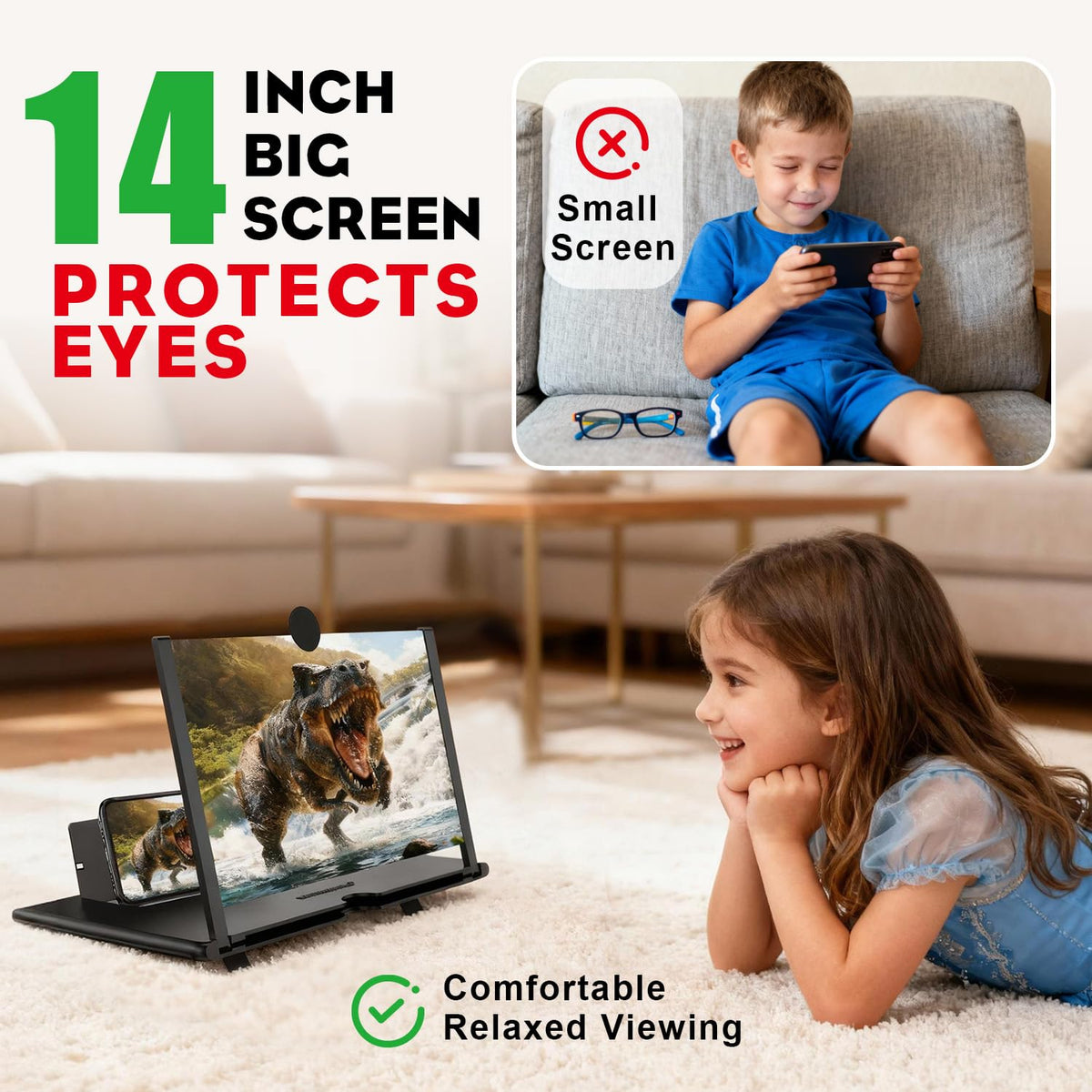 Phone Screen Amplifier — Big Cinema In Your Pocket!