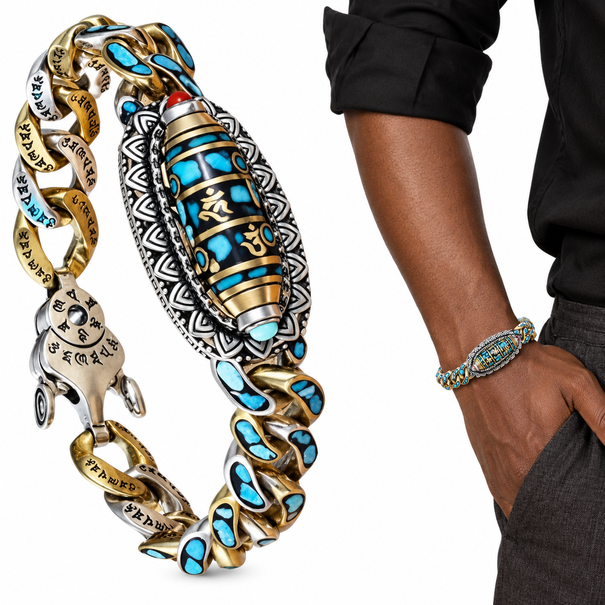 Vintage Rotating-Centre Bracelet