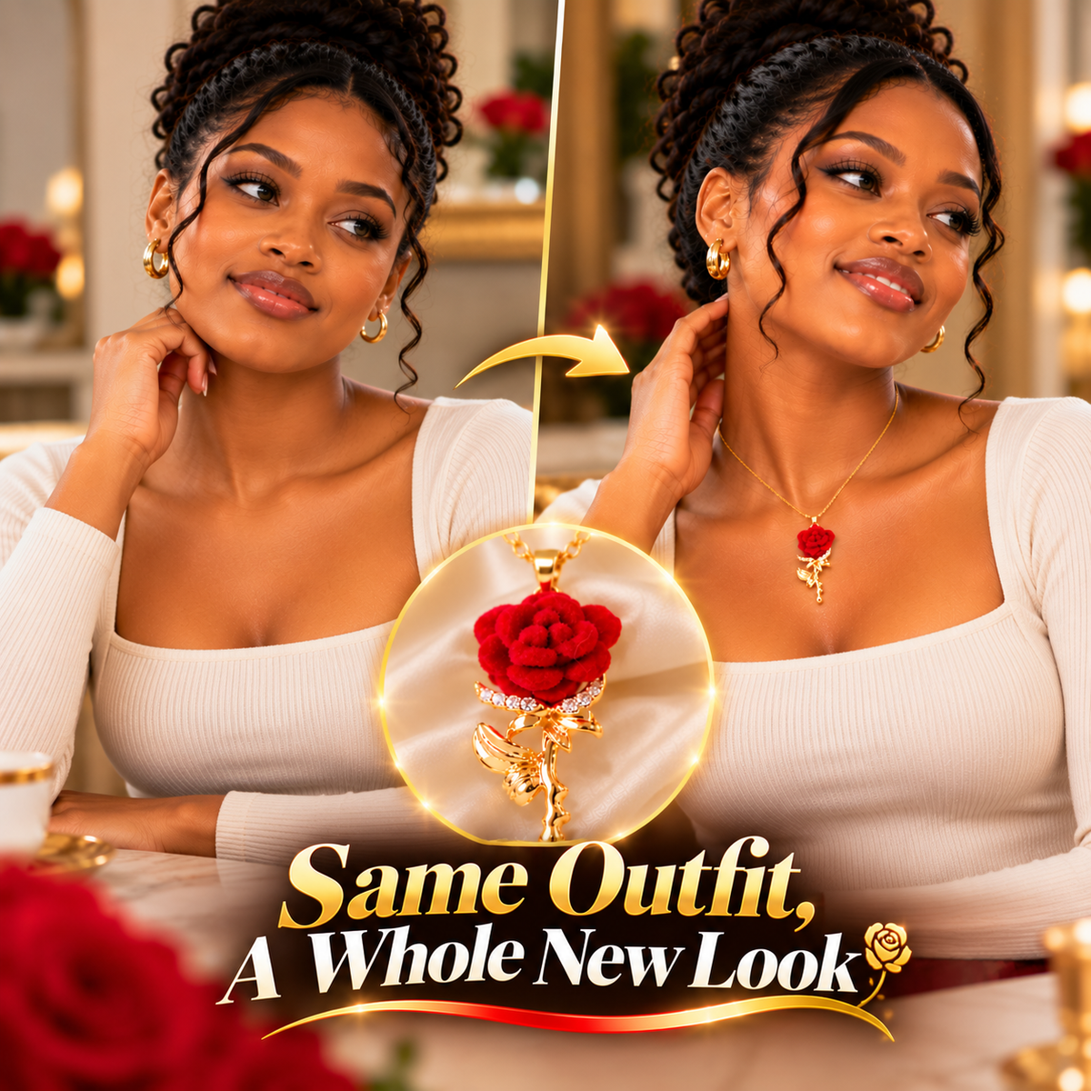 🌹Rose Necklace™ – A Rose You Can Wear