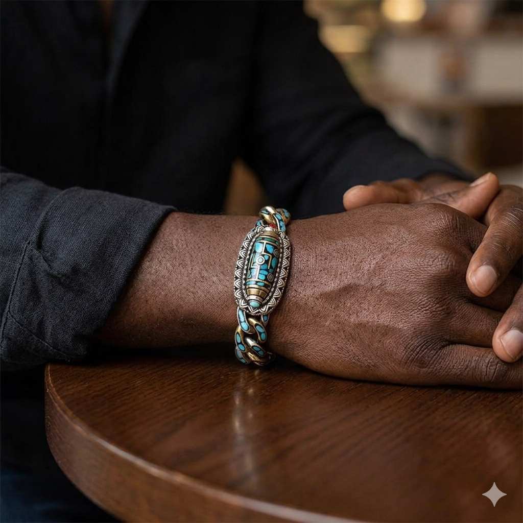 Vintage Rotating-Centre Bracelet