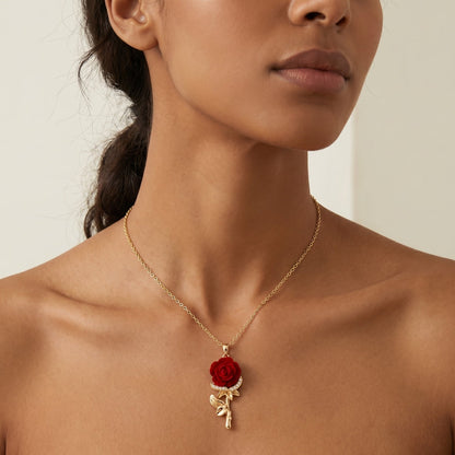 Everlasting Love Rose Necklace — Beauty That Lasts a Lifetime