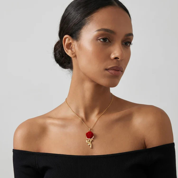 Everlasting Love Rose Necklace — Beauty That Lasts a Lifetime
