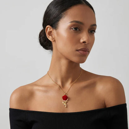 Everlasting Love Rose Necklace — Beauty That Lasts a Lifetime