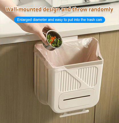 Foldable Hanging Trash Bin – Space-Saving Kitchen Helper